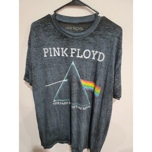 Pink Floyd The Dark Side Of The Moon Gray Lightweight T-shirt 2014 Sz XL